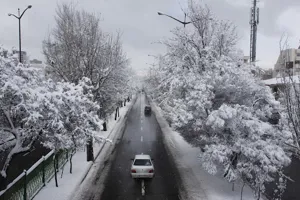 برف و یخبندان در راه آذربایجان‌شرقی