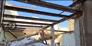 مصدومیت یک کارگر بر اثر ریزش آوار در کوی آشتاب تبریز