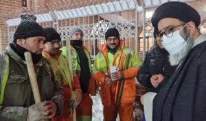 قدردانی امام جمعه تبریز از عوامل برفروبی شهرداری