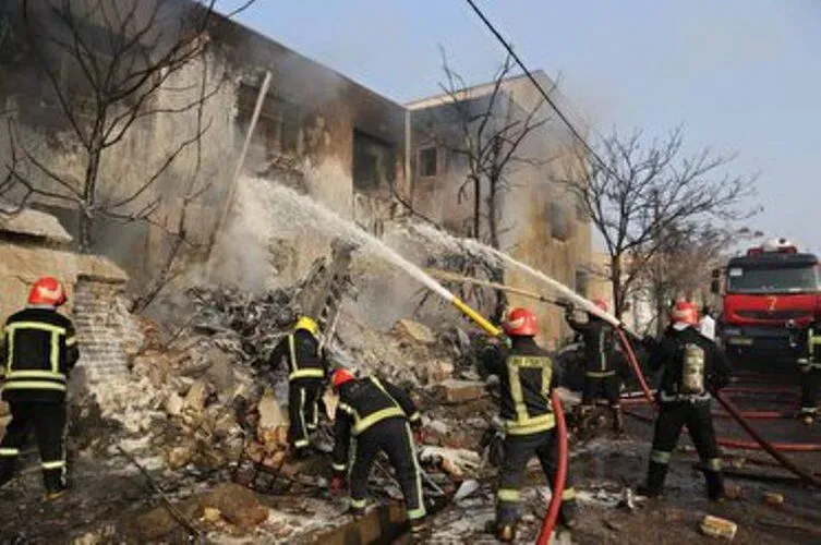 سقوط هواپیمای جنگنده در تبریز