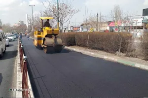 آسفالت‌ریزی ۱۱۵ هزار تنی در سطح شهر از ابتدای سال‌جاری