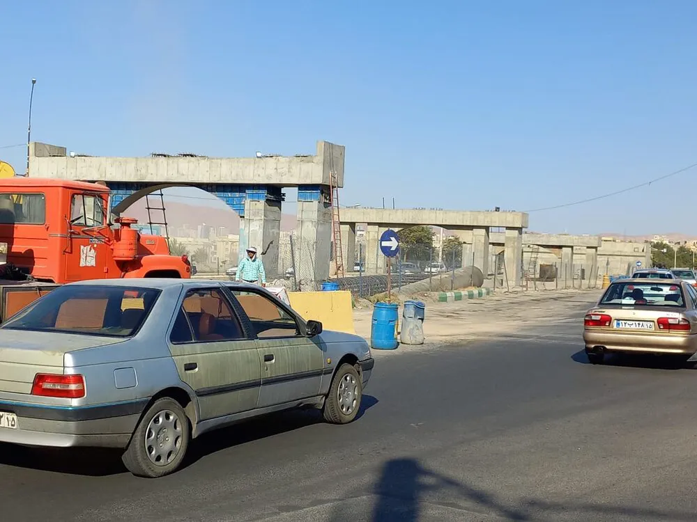 پیشرفت ۶۱ درصدی تقاطع غیر همسطح شهید فروزنده