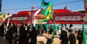 موکب جنت‌الحسین(ع) پیشاپیش موکب‌های ایرانی
