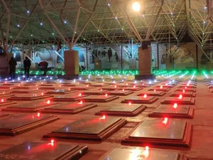 بررسی آخرین وضعیت گلزارهای شهدای تبریز