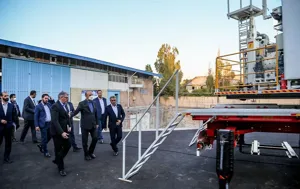 سکوی پرتاب بالن مخابراتی هوشمند در تبریز به بهره برداری رسید