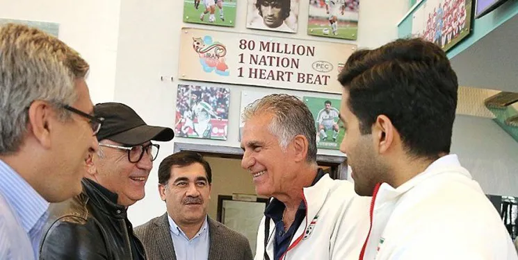 دیدار سرمربی تراکتور با «کارلوس کی‌روش»