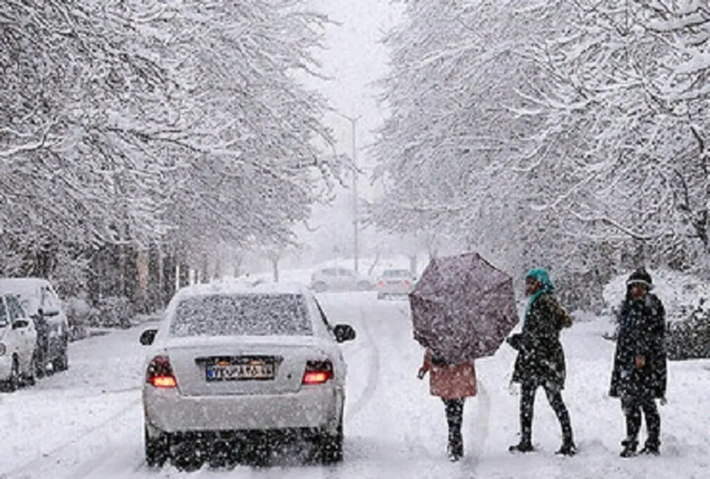 بارش برف و باران در نقاط مختلف کشور