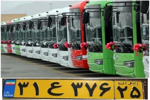 اضافه شدن هفت دستگاه اتوبوس جدید دیگر به ناوگان اتوبوسرانی تبریز