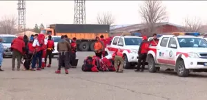 نخستین گروه امدادی و درمانی از تبریز به ترکیه اعزام شد