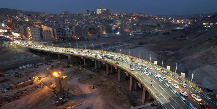 بزرگ‌ترین پل بتنی تبریز با ۲۲۰۰ میلیارد ریال افتتاح شد