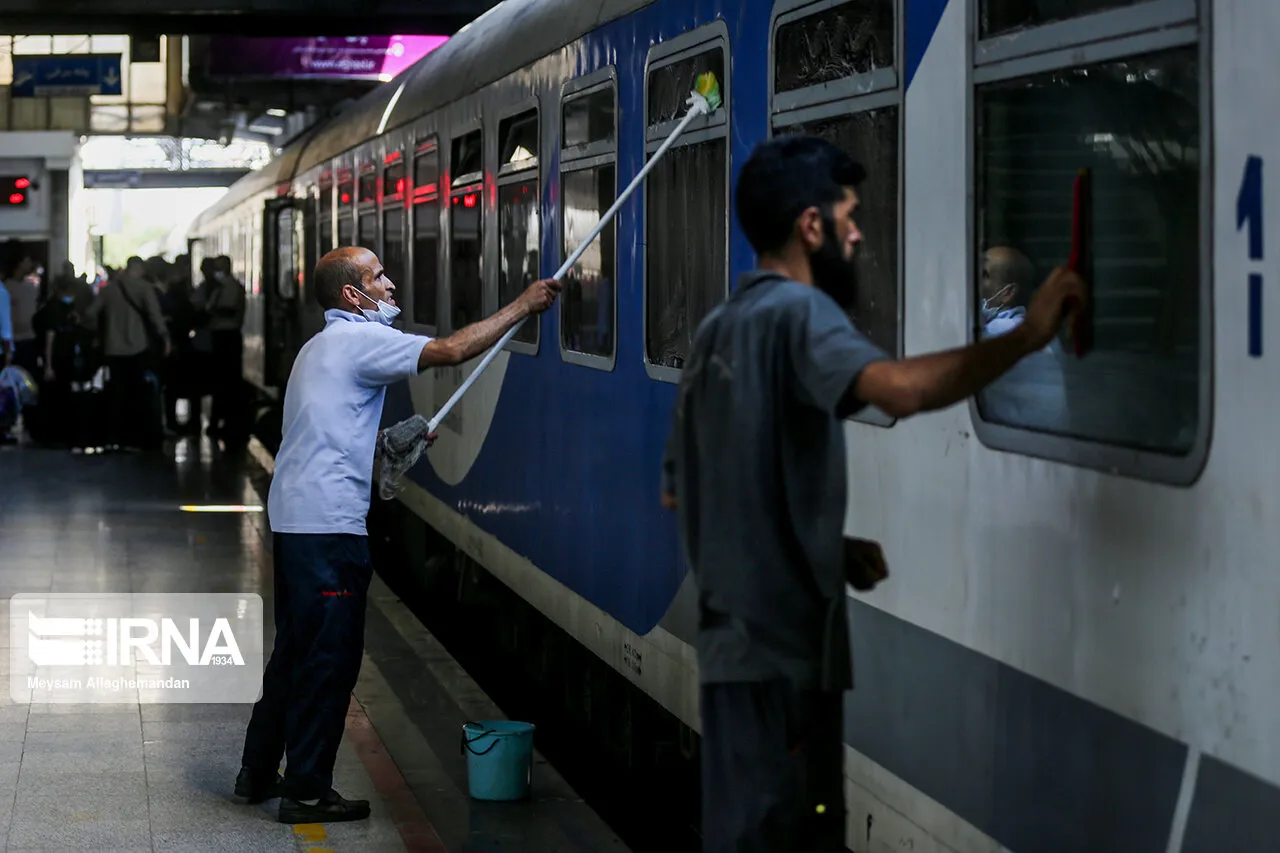 راه آهن منطقه آذربایجان به استقبال نوروز رفت