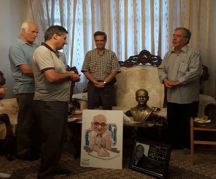 رونمایی از سردیس زنده یاد \"حمید آرش آزاد\" همزمان با هشتمین سالگرد درگذشتش