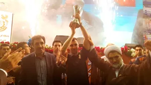 برگزاری جشن قهرمانی تیم مس ورزقان در مسابقات قهرمانی فوتسال آسیا