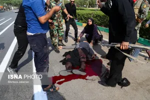 گزارش تصویری: حمله تروریستی به رژه نیروهای مسلح در اهواز