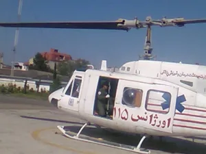 افتتاح چهلمین اورژانس هوایی کشور در شهرستان میانه