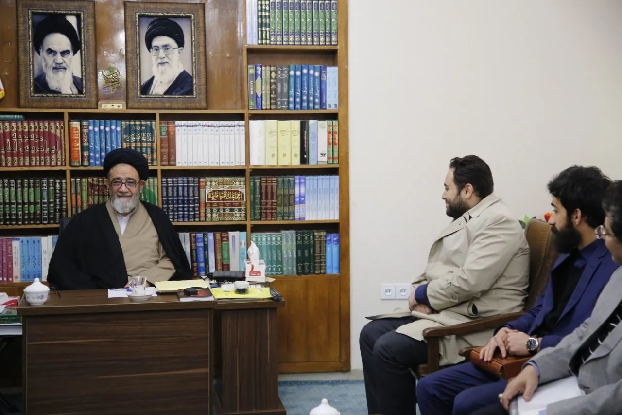دیدار مهدی زاده مشاور معاون علمی و فناوری رییس جمهور با امام جمعه تبریز