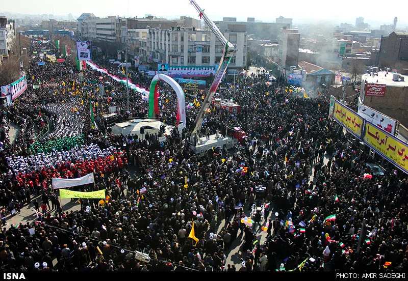 مسیرهای راهپیمایی 22 بهمن در تبریز اعلام شد