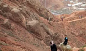 آغاز رانش زمین در اتوبان پاسداران تبریز از 3 روز پیش