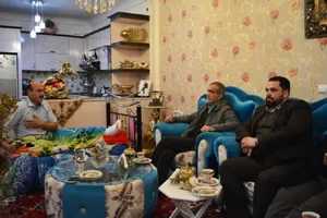 عیادت نائب رئیس مجلس شورای اسلامی از آتش نشان مصدوم حادثه انفجار شهرک پرواز