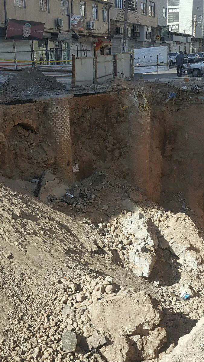 تبریز قدیم از دل خیابان والمان سر برآورد