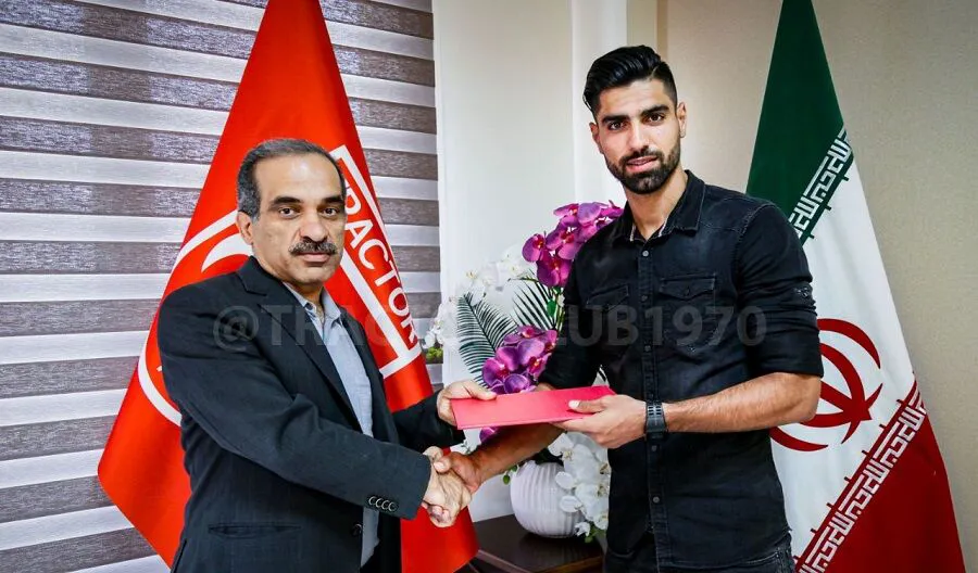 رضا اسدی به تراکتور پیوست