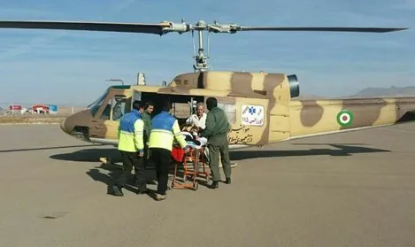 نجات جان مادر باردار توسط اورژانس هوایی در اهر