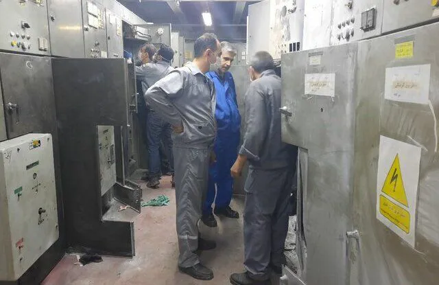 34 ساعت پس از آتش سوزی، واحد دوم نیروگاه برق تبریز وارد مدار شد