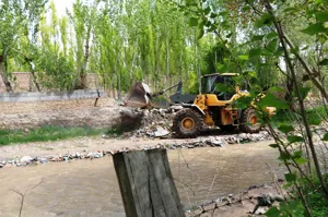 ساماندهی و آزادسازی قطعه 6 کیلومتری مهرانه‌رود از ساخت و ساز غیرمجاز