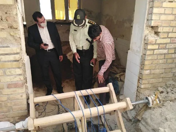 دستگیری عاملان حفاری غیرمجاز در منطقه بهار تبریز