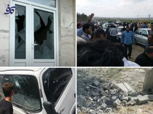 اصابت 5 خمپاره به روستایی در شهرستان خداآفرین و تخریب دو واحد مسکونی