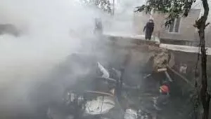 آتش‌سوزی در اهر؛ یک واحد مسکونی تخریب شد