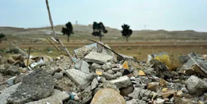 نارضایتی مردم از تخلیه نخاله‌های ساختمانی در مبادی ورودی تبریز