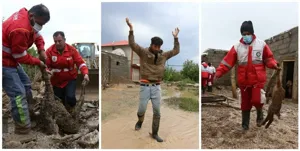 خسارت تگرگ و سیل به 30 روستای شهرستان اهر+ تصاویر