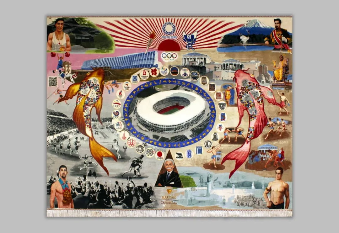 قالی المپیک توکیو در تبریز بافته شد