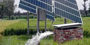 برق چاه‌های کشاورزی با پنل‌های خورشیدی تامین می‌شود