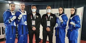 تکواندو ایران در بخش تیمی فینالیست المپیک شد/درخشش تکواندوکاران میانه