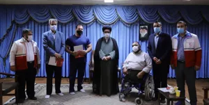 دیدار ورزشکاران و مربیان‌ اعزامی به پارالمپیک ۲۰۲۰ توکیوی ژاپن با امام جمعه تبریز