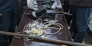 کشف دستگاه فلزیاب و دستگیری عامل حفاری غیرمجاز در آذرشهر