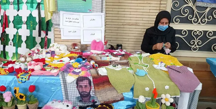 نمایشگاه صنایع دستی بانوان تبریز در مسجد طوبی