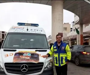سومین مدافع سلامت اورژانس آذربایجان‌شرقی آسمانی شد